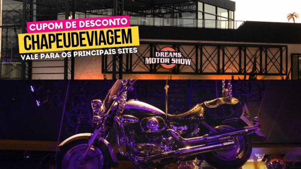 Ingresso Motor Show Foz CHAPEUDEVIAGEM - Fachada e moto