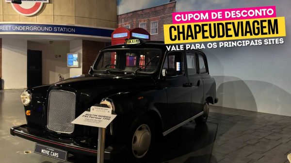 Ingresso WonderPark Movie Cars Cupom CHAPEUDEVIAGEM - taxi preto