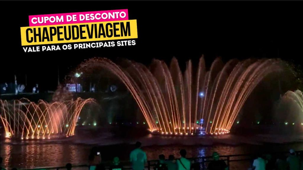 Ingresso Wonder Park Water Show Cupom CHAPEUDEVIAGEM - show das águas