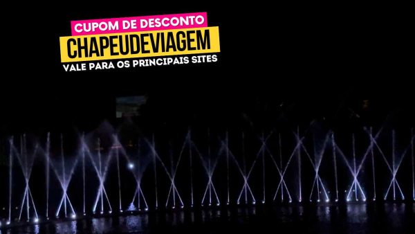 Ingresso WonderPark Water Show Cupom CHAPEUDEVIAGEM -show de luzes