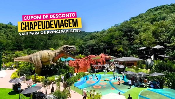 Ingresso Parque dos Dinossauros Aventura Jurássica Cupom CHAPEUDEVIAGEM - área