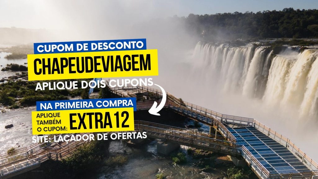 Ingresso Cataratas Argentina Cupom CHAPEUDEVIAGEM - Vista das cataratas lado argentino - Desconto Cataratas do Iguaçu Cupom Foz