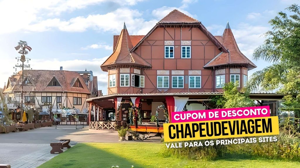 Ingresso Combo Pomerode Cupom CHAPEUDEVIAGEM Arquitetura Alema - Combo Pomerode Cupom