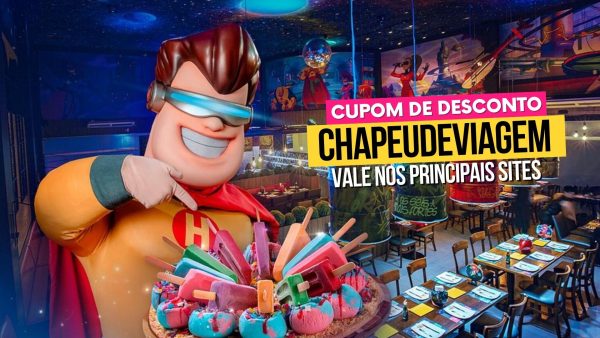 Ingresso Heróis da Pizza Balneário Camboriú Cupom CHAPEUDEVIAGEM - Pizza de Sorvete