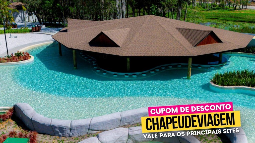 Ingresso Multiparque Balneário Cupom CHAPEUDEVIAGEM - bar na piscina