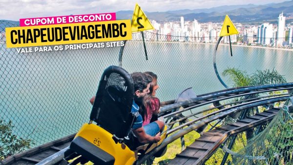 Ingresso Parque Unipraias Cupom CHAPEUDEVIAGEM - Carrinho Montanha Russa
