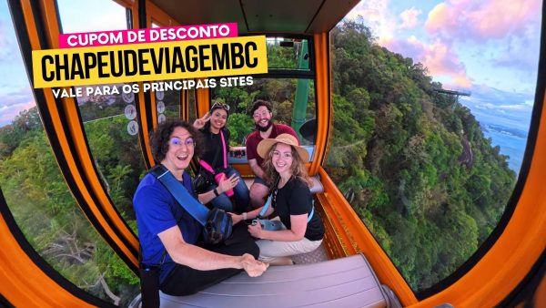 Ingresso Parque Unipraias Cupom CHAPEUDEVIAGEM - Chapeu de Viagem Ingresso Bondinhos BC