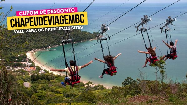 Ingresso Parque Unipraias Cupom CHAPEUDEVIAGEM - Tirolesa