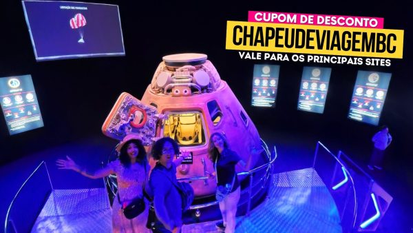Ingresso Space Adventure Balneário Cupom CHAPEUDEVIAGEM até 15% de Desconto 3 Ingresso Space Adventure Balneário Cupom CHAPEUDEVIAGEM até 15% de Desconto - Imagem 3