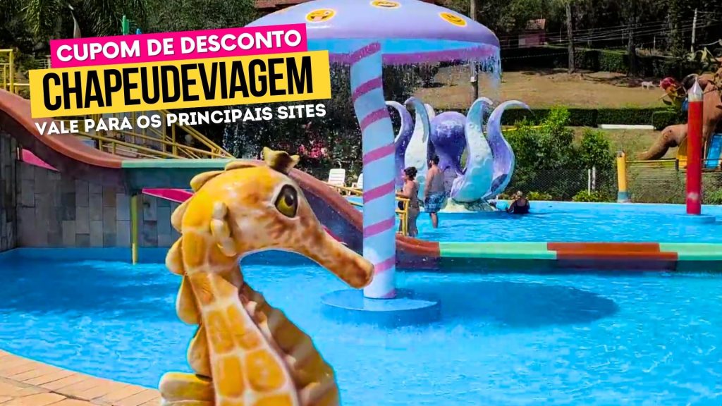 Parque das Águas Farroupilha Cupom CHAPEUDEVIAGEM até 15% de Desconto 12 Ingresso Parque das Aguas Farroupilha cupom CHAPEUDEVIAGEM - brinquedos e piscina infantil