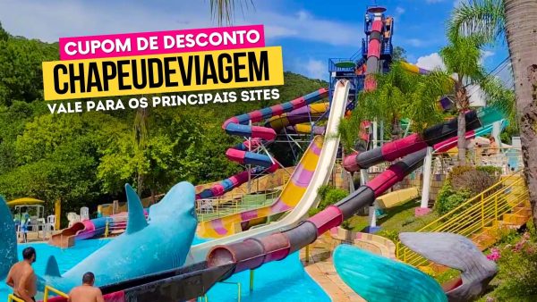 Ingresso Parque das Aguas Farroupilha cupom CHAPEUDEVIAGEM toboaguas e tobogas