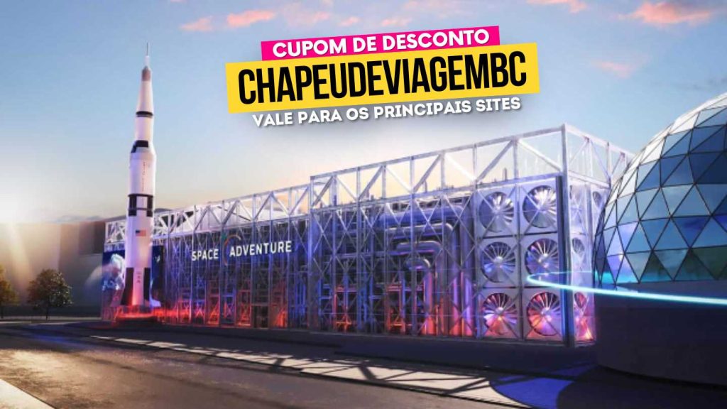 Space Adventure Balneário Camboriú cupom CHAPEUDEVIAGEM - Fachada Parque da NASA