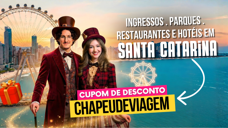 Desconto Balneário Camboriú Cupom CHAPEUDEVIAGEM