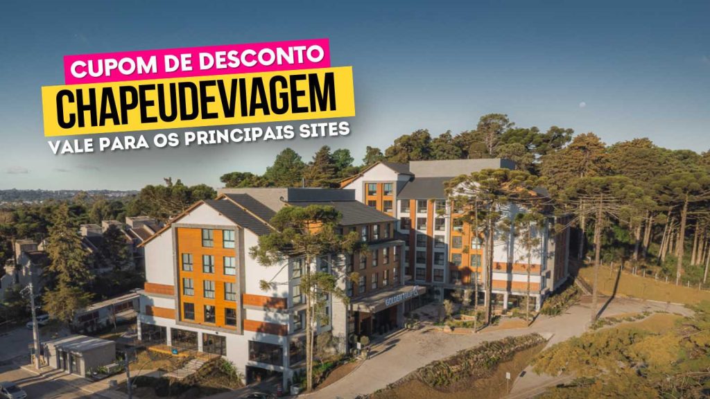 Hotel Golden Tulip Canela Cupom CHAPEUDEVIAGEM - fachada completa