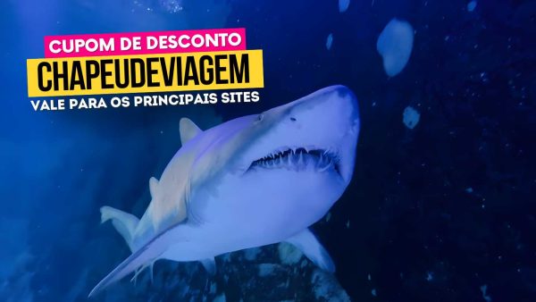 Passaporte da Diversão BC - 17% OFF Cupom CHAPEUDEVIAGEM 5 Passaporte da Diversão Balneário Cupom CHAPEUDEVIAGEM - Tubarão no aquario