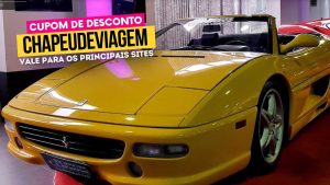 Super Carros Cupom CHAPEUDEVIAGEM - Carro amarelo