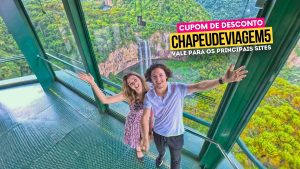 Ingresso Parque do Caracol Cupom CHAPEUDEVIAGEM - PH e Andy no Mirante