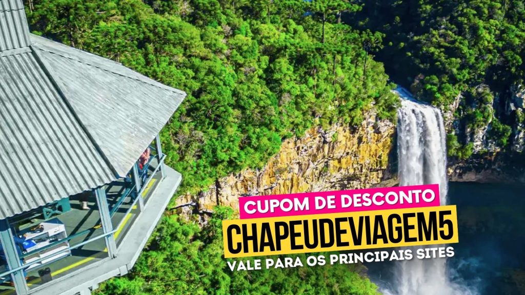 Gramado com chuva: parques cobertos e como remarcar o ingresso 4 Mirante com vista para a Cascata do Caracol, em Canela
