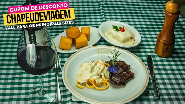 Ingresso Tagliarini Cupom CHAPEUDEVIAGEM - Culinária Italiana