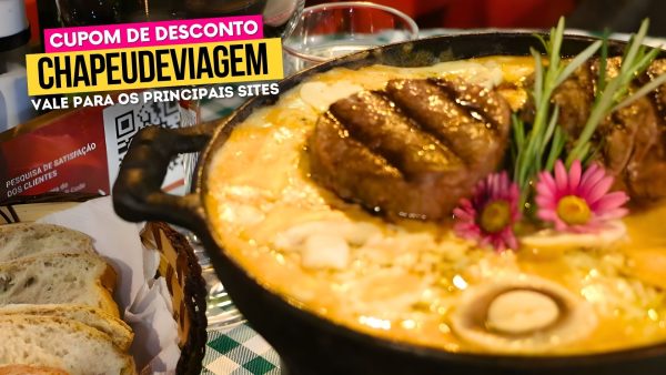 Ingresso Tagliarini Cupom CHAPEUDEVIAGEM - Massa com Filé