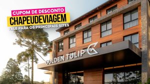 LIvá Hotéis cupom CHAPEUDEVIAGEM - Fachada Golden Tulip