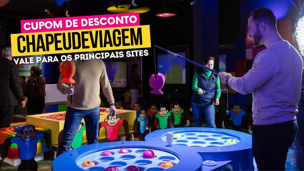 Wonder park Big Land Cupom CHAPEUDEVIAGEM - pescaria gigante