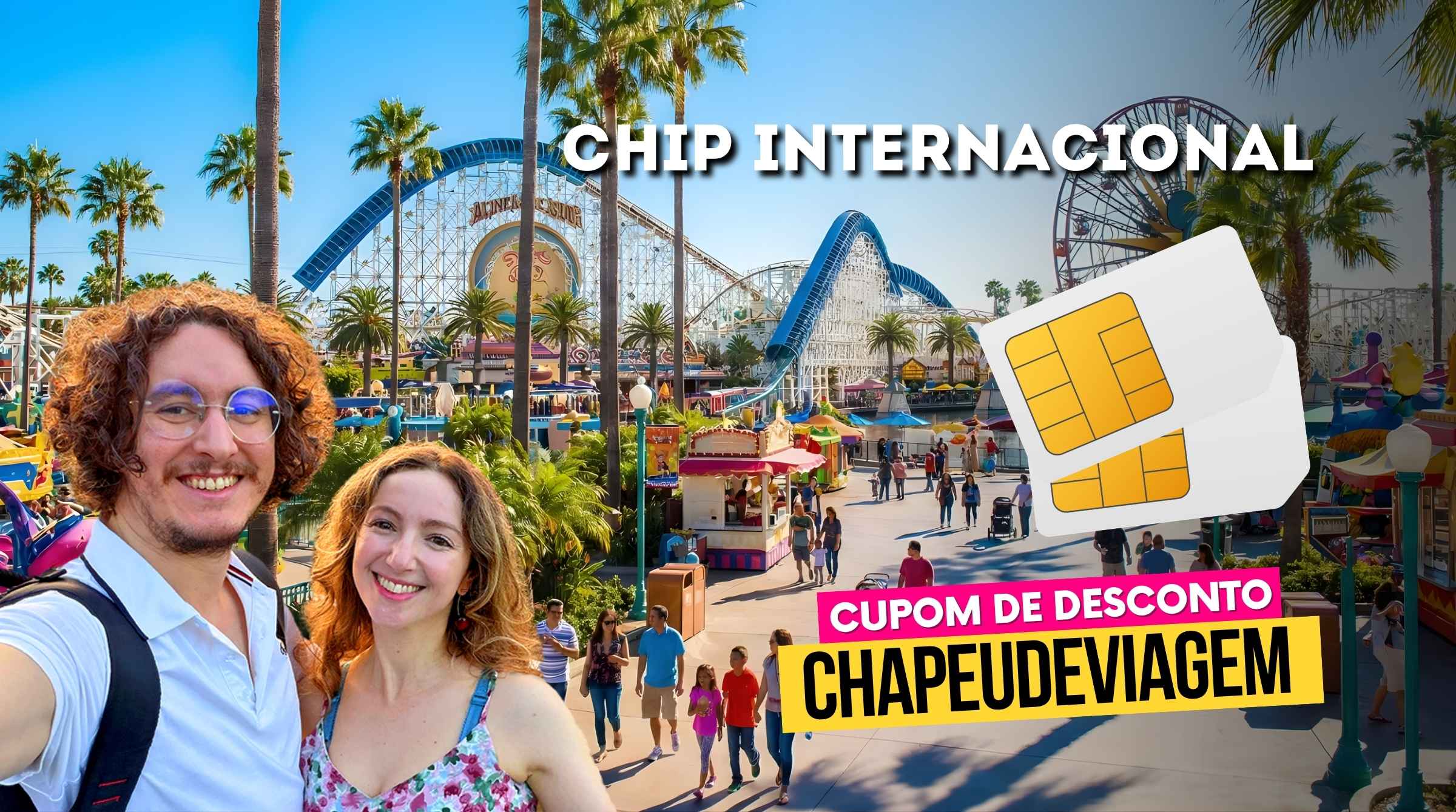 Chip de celular internacional Cupom CHAPEUDEVIAGEM - Tio Orlando