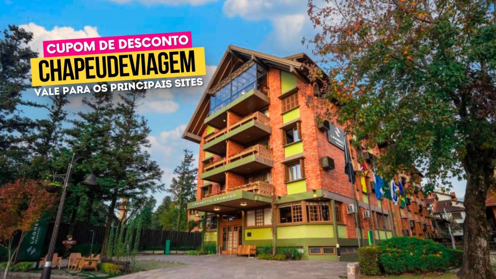 Hotel Laghetto Gramado Cupom CHAPEUDEVIAGEM - Fachada do Hotel
