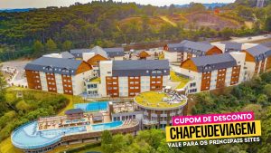 Hotel Laghetto Resort Golden Cupom CHAPEUDEVIAGEM - Fachada do Hotel
