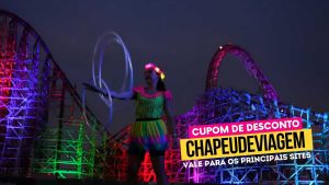 Museu de Cera Cupom CHAPEUDEVIAGEM - Gramado 10% Desconto 19 Ingresso Busch Gardens Tampa Bay Cupom CHAPEUDEVIAGEM - montanha Russa com luzes