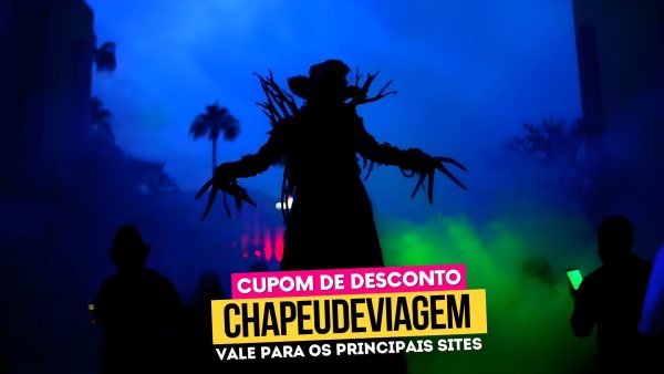Ingresso Haloween Universal Florida Cupom CHAPEUDEVIAGEM - Espantalho