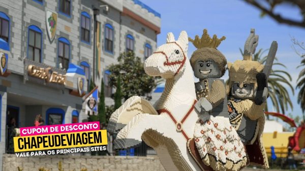 Ingresso Legoland California Cupom CHAPEUDEVIAGEM - Lego Rei e Rainha
