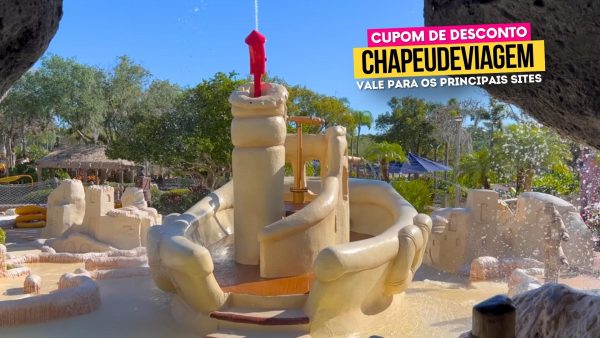 Ingresso Parque Aquático Disney Cupom CHAPEUDEVIAGEM - Brinquedo de barco