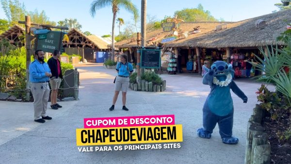 Ingresso Parque Aquático Disney Cupom CHAPEUDEVIAGEM - Stitch