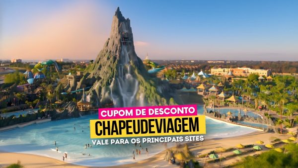 Ingresso Universal Volcano Bay - Cupom CHAPEUDEVIAGEM com Desconto 1 Ingresso Universal Volcano Bay Cupom CHAPEUDEVIAGEM - Modelo