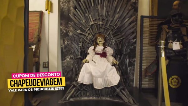 Ingresso Warner Bros Tour Cupom CHAPEUDEVIAGEM - Anabelle