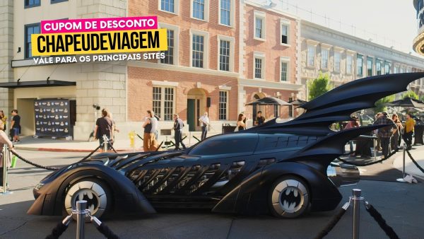 Ingresso Warner Bros Tour Cupom CHAPEUDEVIAGEM - Batmovel