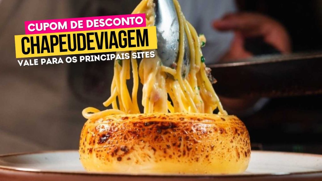 Ingresso Di Pietro Cupom CHAPEUDEVIAGEM - massa no queijo
