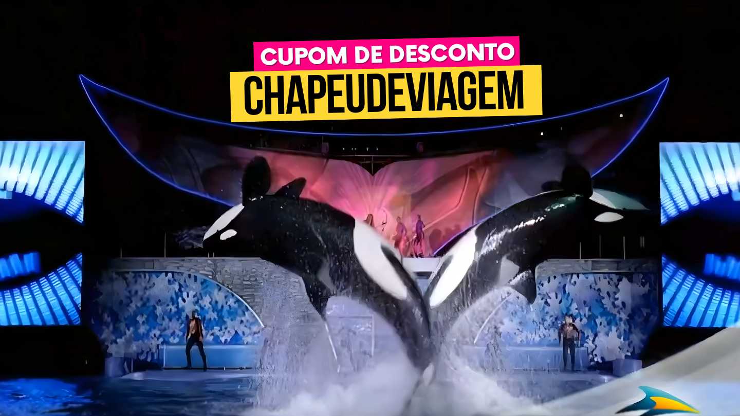 Ingresso SeaWorld Orlando Cupom CHAPEUDEVIAGEM - orcas