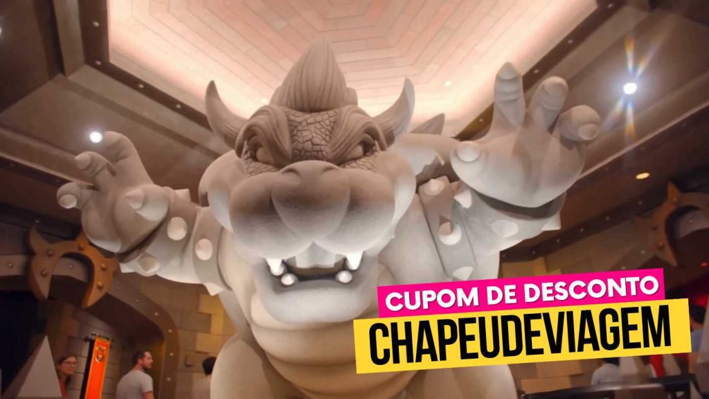 Ingresso Universal Epic Universe Cupom CHAPEUDEVIAGEM - Bowser
