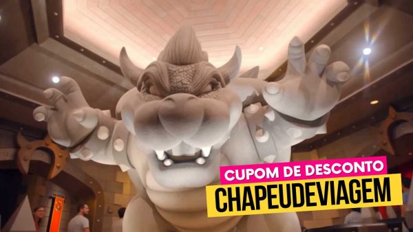 Ingresso Universal Epic Universe Cupom CHAPEUDEVIAGEM - Bowser