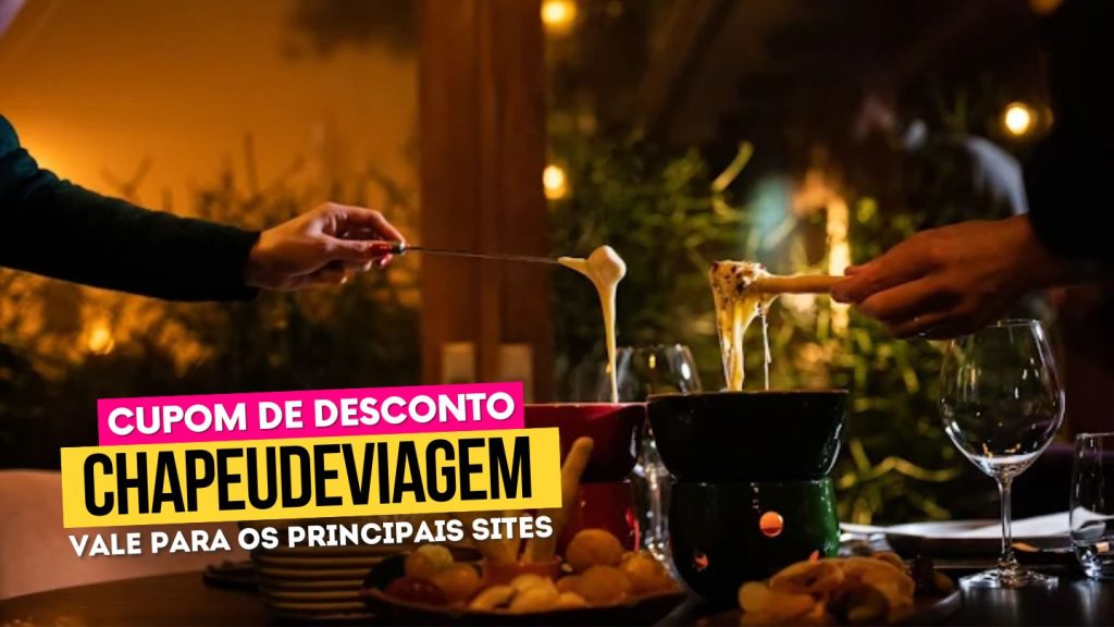 Fondues Mais Luxuosos de Gramado Cupom CHAPEUDEVIAGEM -  Fondue Premmium de queijo