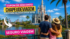 Seguro Viagem Internacional Cupom CHAPEUDEVIAGEM - família na disney