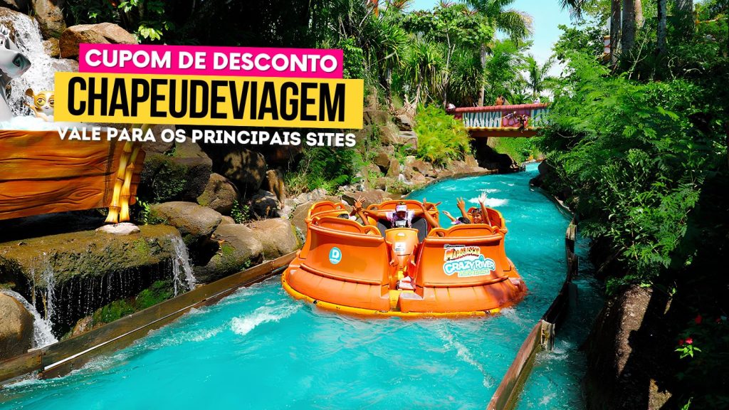 Melhores Atrações Beto Carrero Cupom CHAPEUDEVIAGEM até 15% de Desconto 10 Melhores Atrações Beto Carrero Cupom CHAPEUDEVIAGEM - Madagascar Crazy River Adventure
