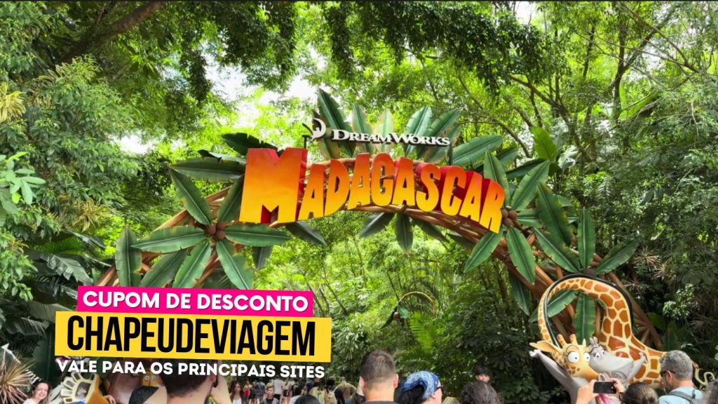 Melhores Atrações Beto Carrero Cupom CHAPEUDEVIAGEM até 15% de Desconto 17 Melhores Atrações Beto Carrero Cupom CHAPEUDEVIAGEM - Madagascar entrada
