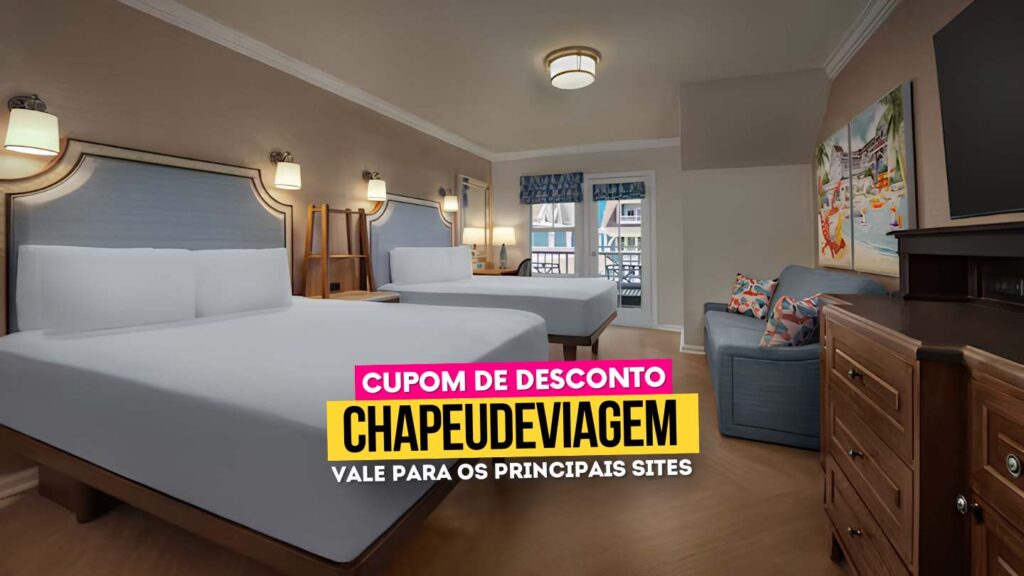 Hotel Disney Cupom CHAPEUDEVIAGEM quarto - Hotel Disney Cupom