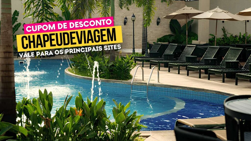 Nadai Confort Hotel e Spa Foz do Iguaçu Cupom CHAPEUDEVIAGEM - piscina