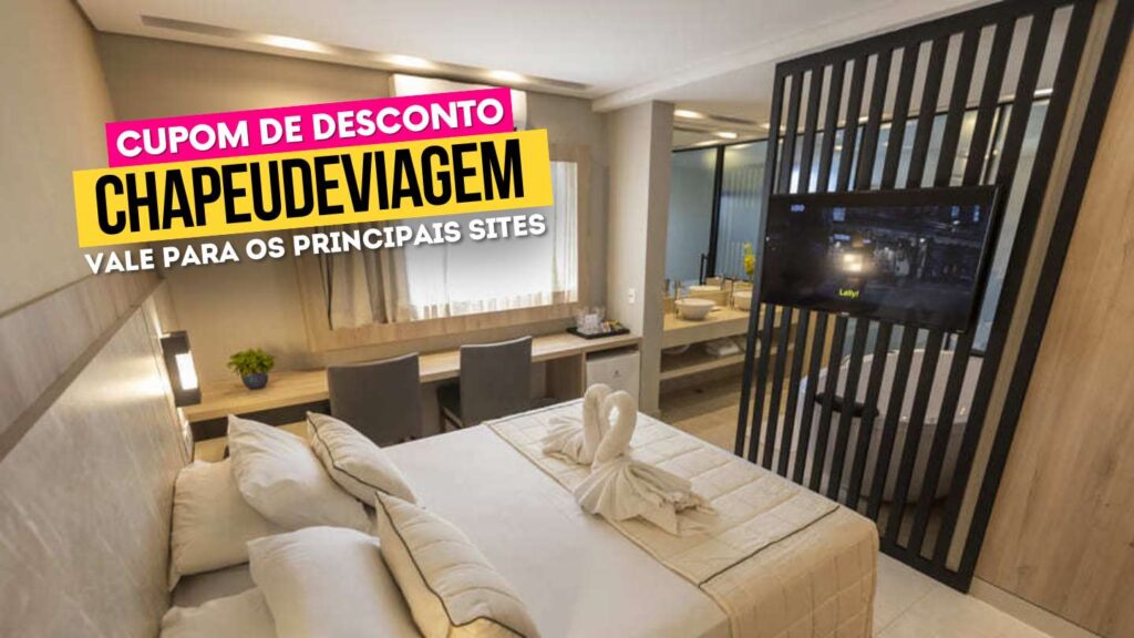 Nadai Confort Hotel e Spa Foz do Iguaçu Cupom CHAPEUDEVIAGEM - quarto