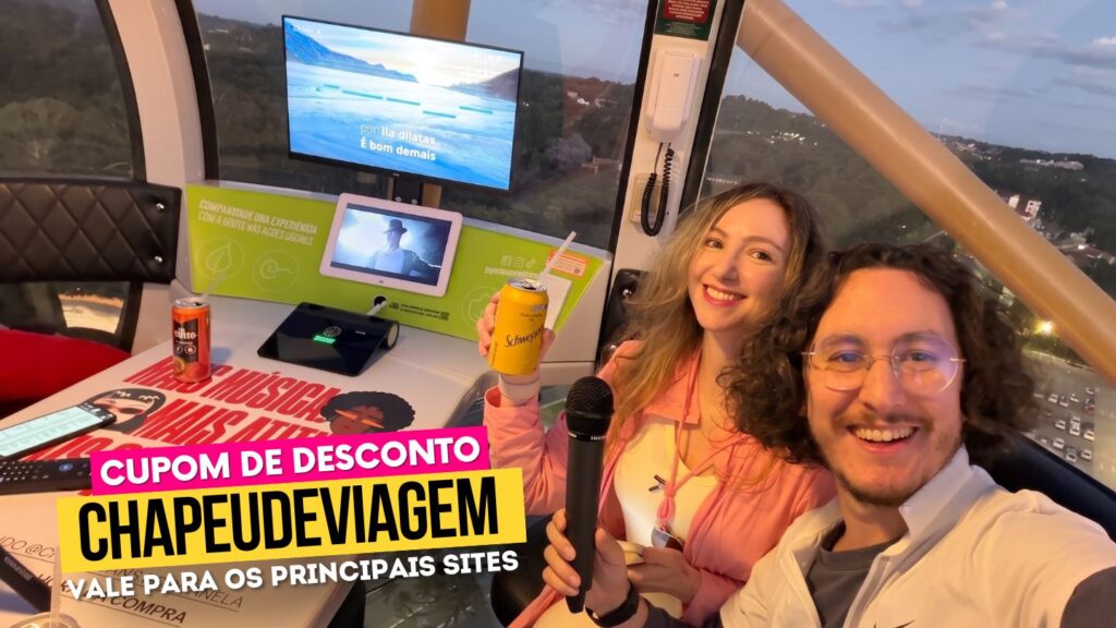 Melhores Rodas Gigantes no Brasil Cupom CHAPEUDEVIAGEM - Roda Canela, Ph e Andy Karaoke