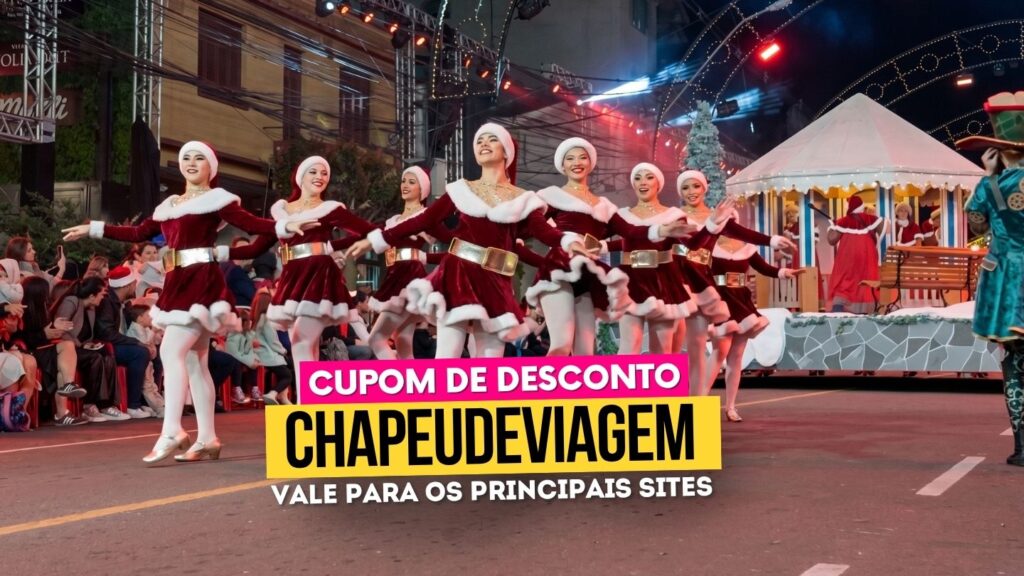 Natal Luz Gramado Cupom CHAPEUDEVIAGEM - Mamães noéis desfile